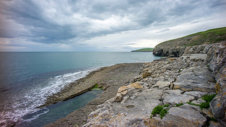 The Dorset coast line